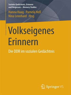 Volkseigenes Erinnern - ebook
